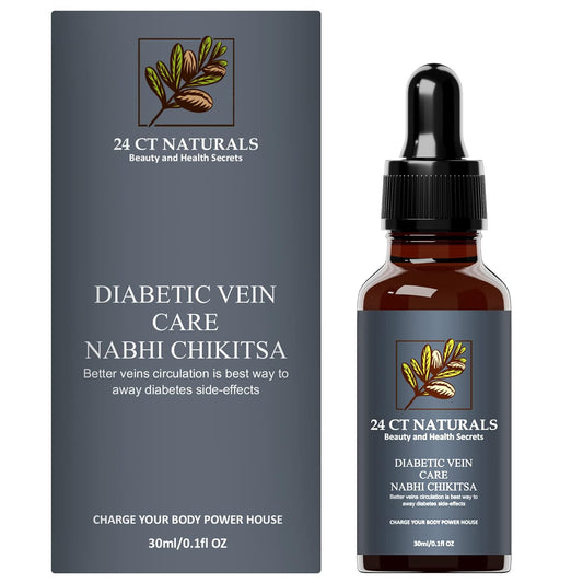 Nabhi Chikitsa Diabetics Vein Care Belly Button Oil - 30 ML