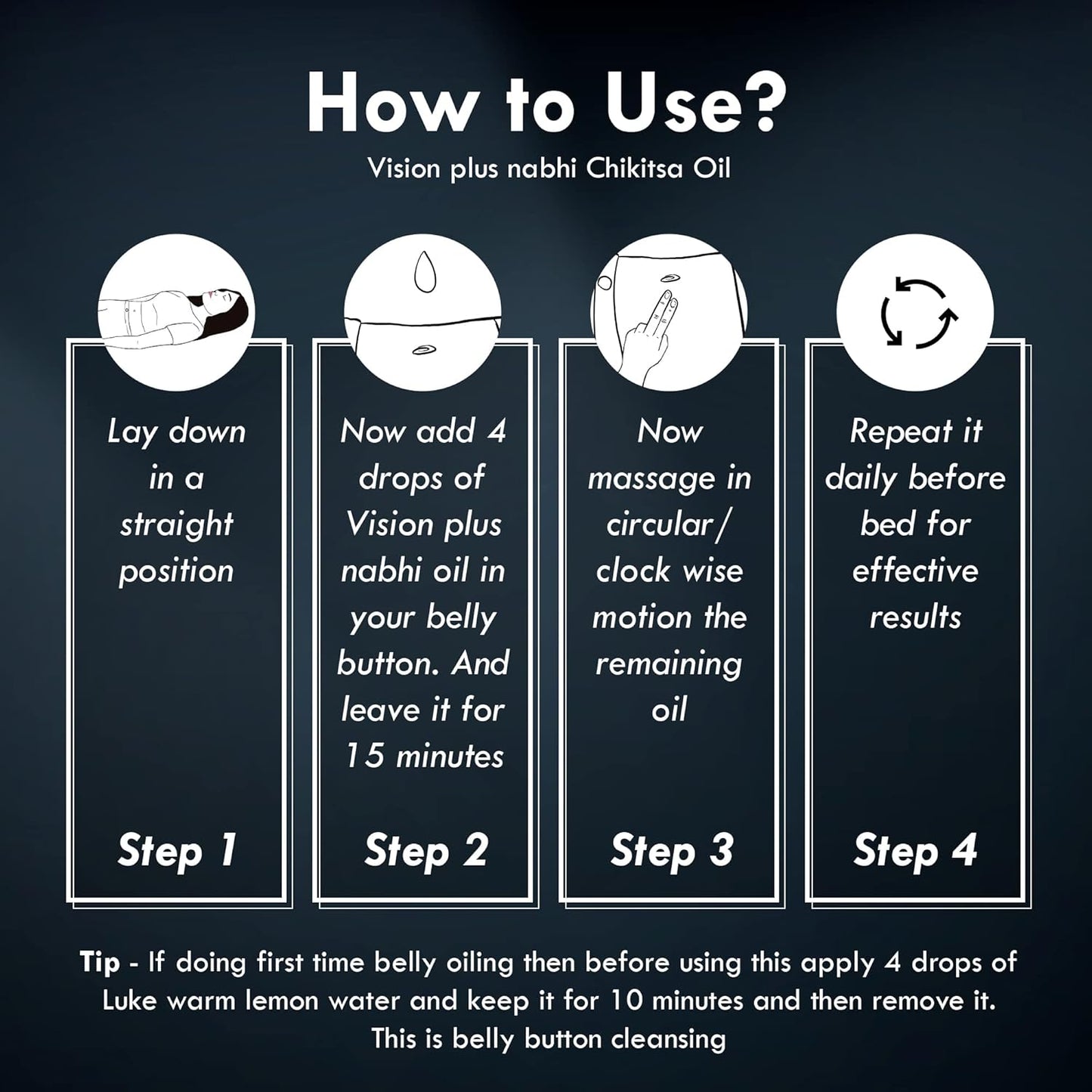 Nabhi Chikitsa Vision Plus Belly Button Oil - 30 ML