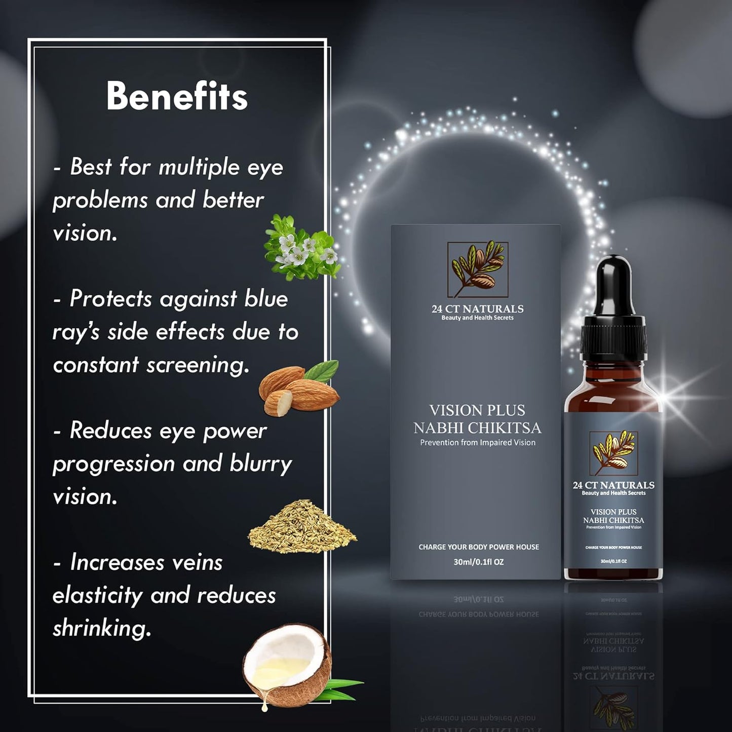 Nabhi Chikitsa Vision Plus Belly Button Oil - 30 ML