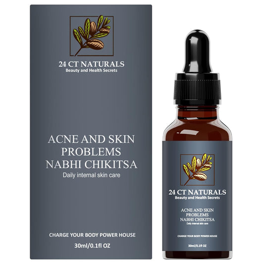 Nabhi chikitsa Belly Button Oil For Acne and Skin Problems - 30 ML