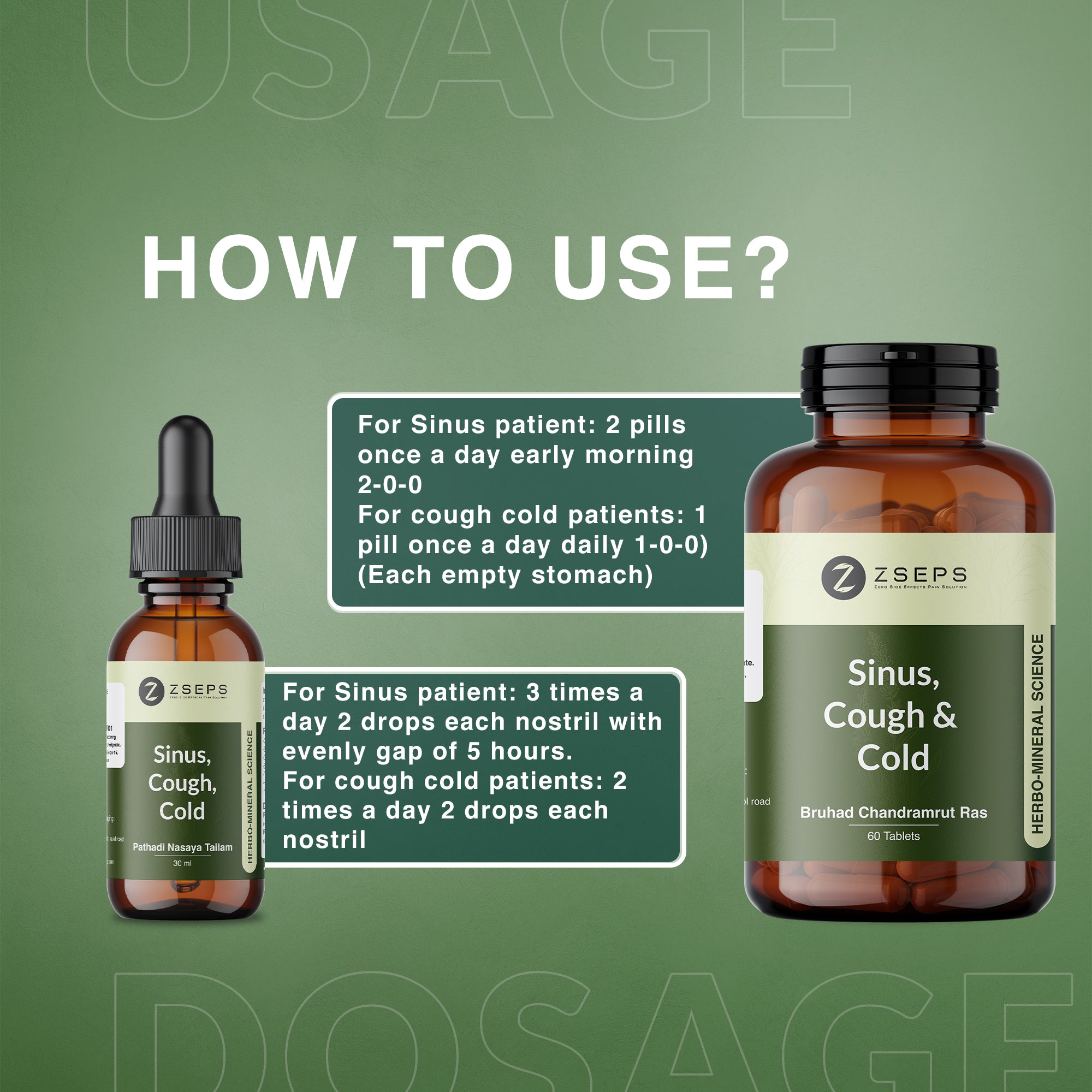 ZSEPS (SCC) Sinus cough & cold care kit