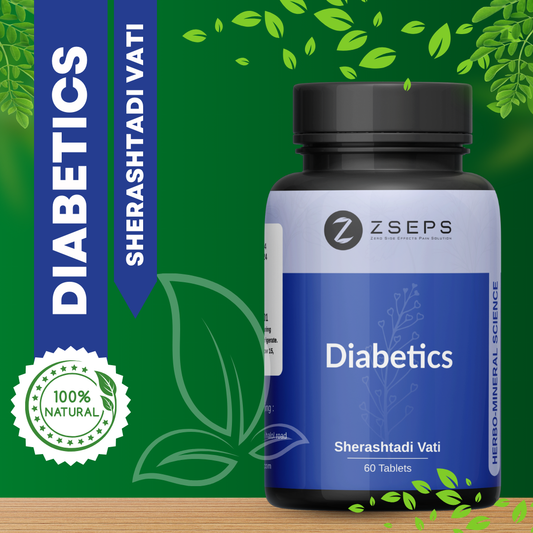 ZSEPS Diabetic Care | Controls Blood Sugar | 100% Natural | 60 Capsule